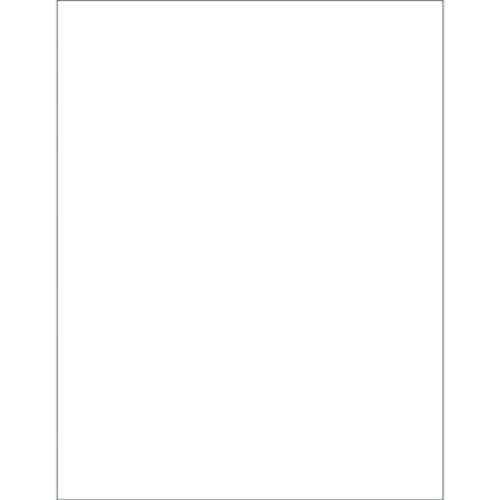 Box Partners LL136 8.5 x 11 in. White Rectangle Laser Labels - Pack of