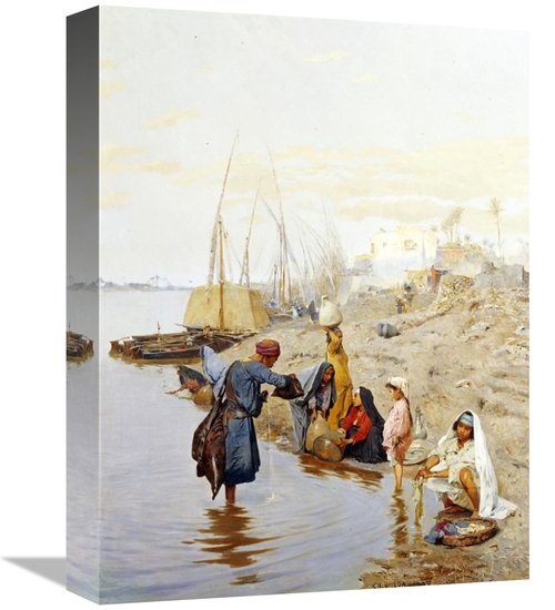 Global Gallery GCS-268680-16-142 16 in. At the Waters Edge Art Print -