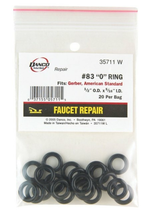 Danco 35711W O-Ring  0.31 x 0.5 x 0.09 in.