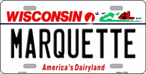 Smart Blonde LP-13114 6 x 12 in. Marquette Novelty Metal License Plate