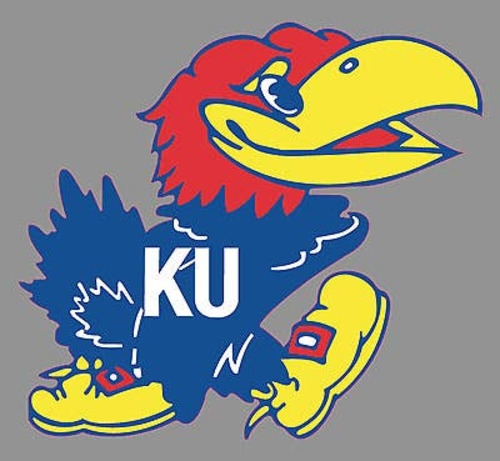 3 Inch Cloth Patch Kansas University Jayhawks