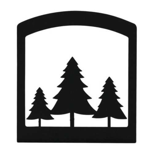 Village Wrought Iron NH-20 Pine Trees Napkin Holder