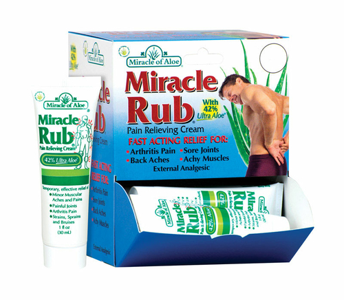 100 1 oz Miracle of Aloe Rub