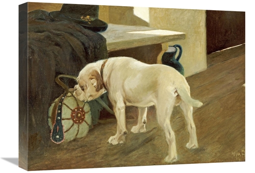 Global Gallery GCS-266535-22-142 22 in. Study of a Bulldog Art Print -