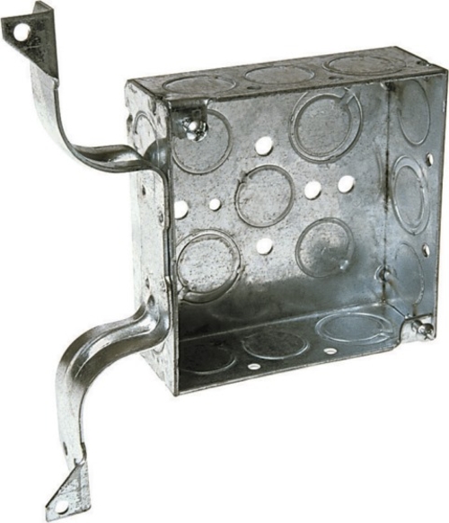 Raco 8208 Steel Square Box with Bracket- pack of 25