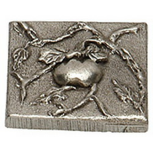 Premier Hardware Designs PHDT-2-NP Natural Pewter Tomato Tile with Vin