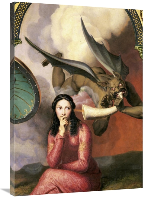 Global Gallery GCS-282646-36-142 36 in. Good & Evil - Detail Art Print