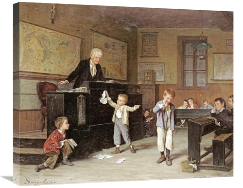 Global Gallery GCS-267912-30-142 30 in. The School Room Art Print - An