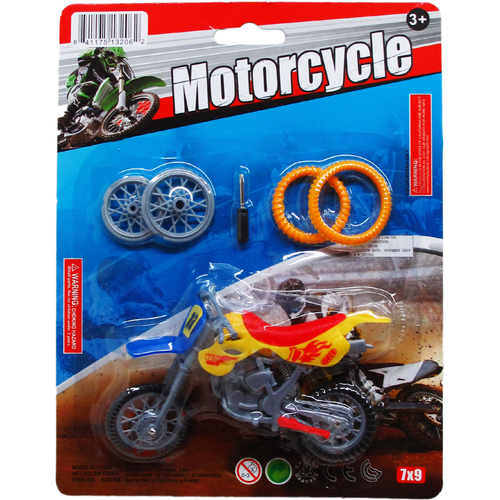 DDI 2349171 4.75" Free Wheel Motorcycle - Assorted Case of 72