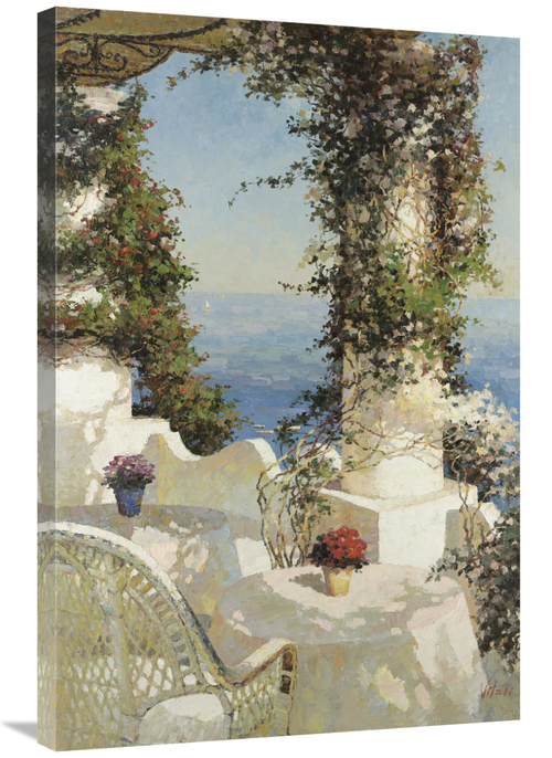 Global Gallery GCS-124346-2436-142 24 x 36 in. Positano Seascape Art P