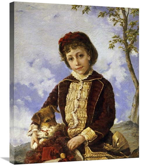 Global Gallery GCS-266953-30-142 30 in. Retrato De Nina Art Print - Fr