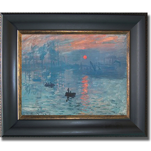 Artistic Home Gallery 1114647BG Impression Sunrise by Claude Monet Pre