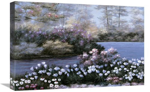 Global Gallery GCS-126365-1624-142 16 x 24 in. Blooming Isle Art Print