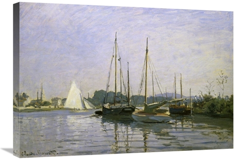 Global Gallery GCS-278641-30-142 30 in. Boats - Regatta at Argenteuil 