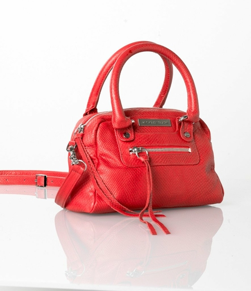 Jacki Easlick Red Mini Satchel