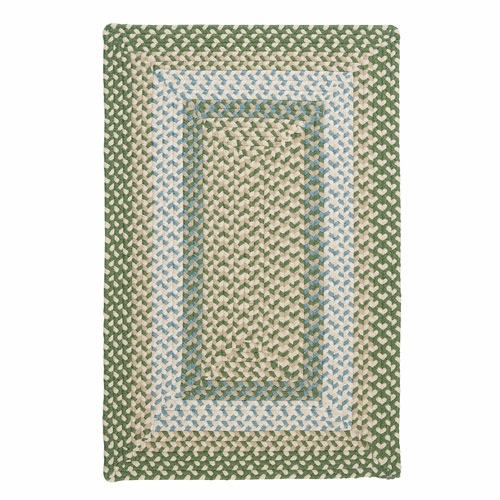 Colonial Mills Rug MG19R084X108R Montego - Lily Pad Green 7 ft. x 9 ft