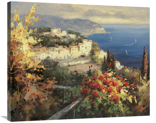 Global Gallery GCS-130198-36-142 36 in. Mediterranean Seascape Art Pri