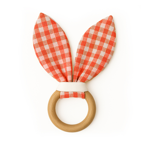 Organic Cotton Teething Ring - Vichy