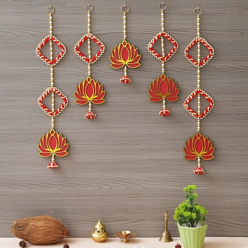 Handmade Lotus Door Wall Hanging |Toran Bandhanwar| Wall Hanging