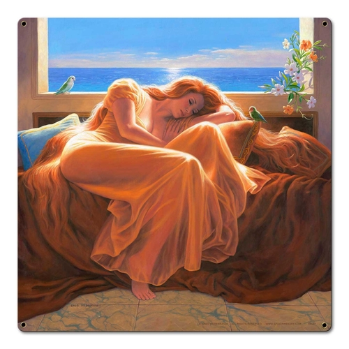 Flaming June Sign - 18 x 18 in.