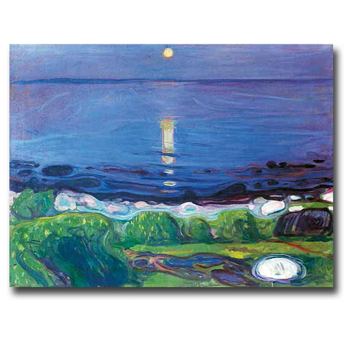 Artistic Home Gallery 1216AM558SAG Seascape by Edvard Munch Premium Ga