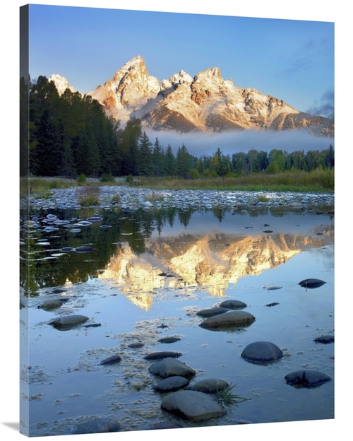 Global Gallery GCS-452076-3040-142 30 x 40 in. Teton Range Reflected i