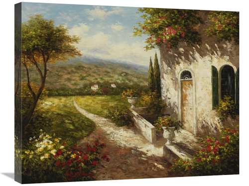 Global Gallery GCS-132592-2228-142 22 x 28 in. Traccia Del Prato Art P