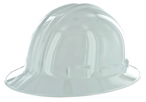 White XLR8 Full Brim Pro Ratchet Hard Hat