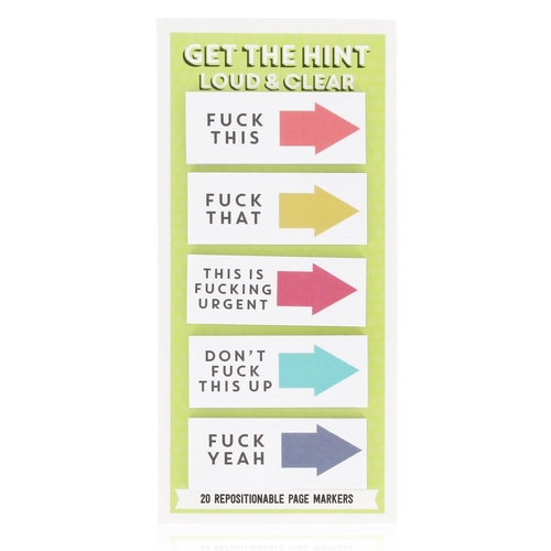 Fuck This, Fuck That, This is Fucking Urgent - 100 Adhesive Label Flag