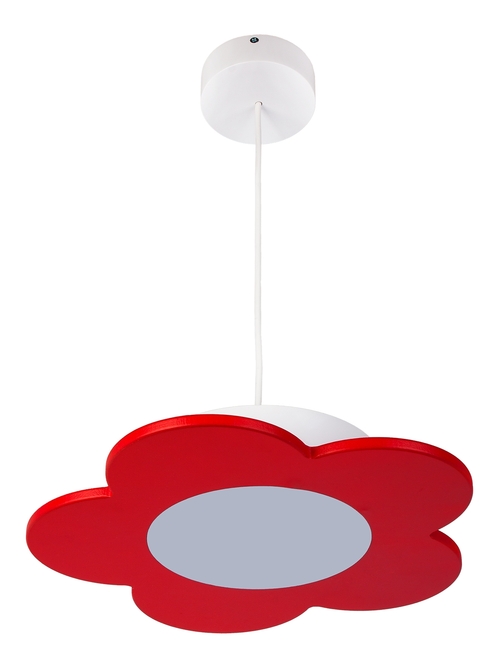 Hanging lamp Fiore LED red