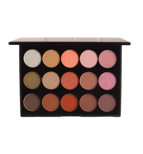 15 Shade Eyeshadow Palette - Warm Tone