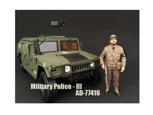 WWII Military Police Figure III For 1:18 Scale Models by American