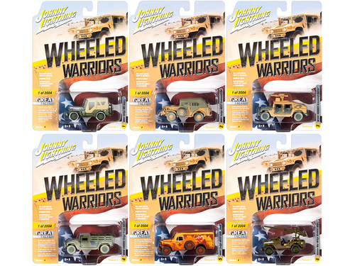 \Wheeled Warriors\" Military Set B of 6 pieces (Dirty Version) Release