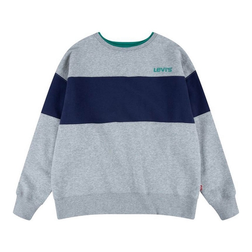 Children’s Sweatshirt Levi's Colorblock Crewneck Light grey