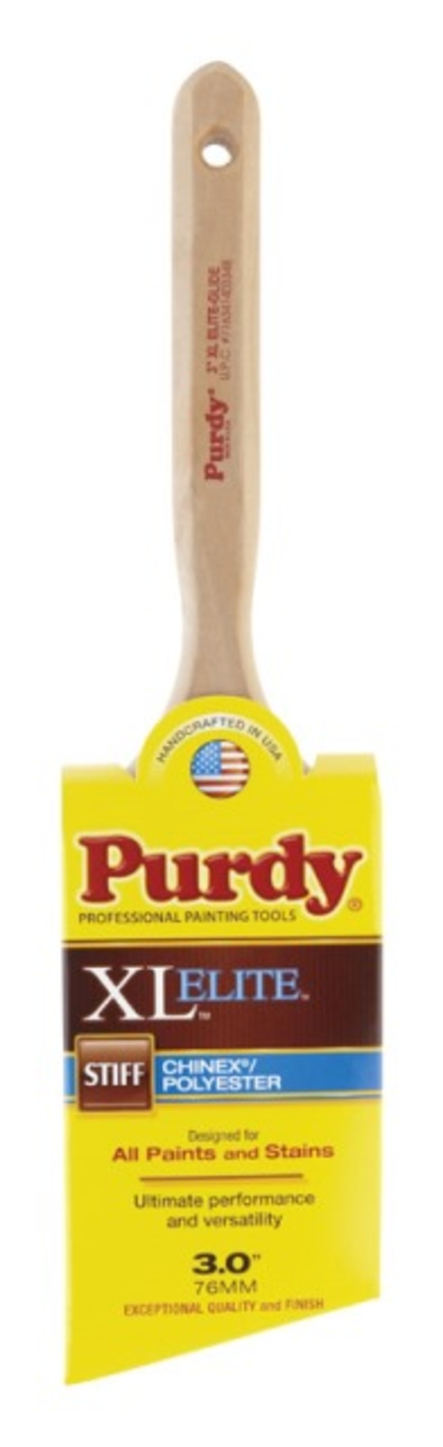 Purdy 144152530 Wide Angle Synthetic Bristle Paint Brush  3 in.