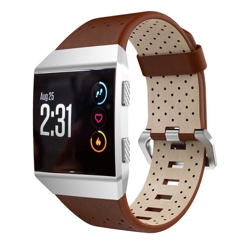 Fitbit ionic best sale perforated leather band