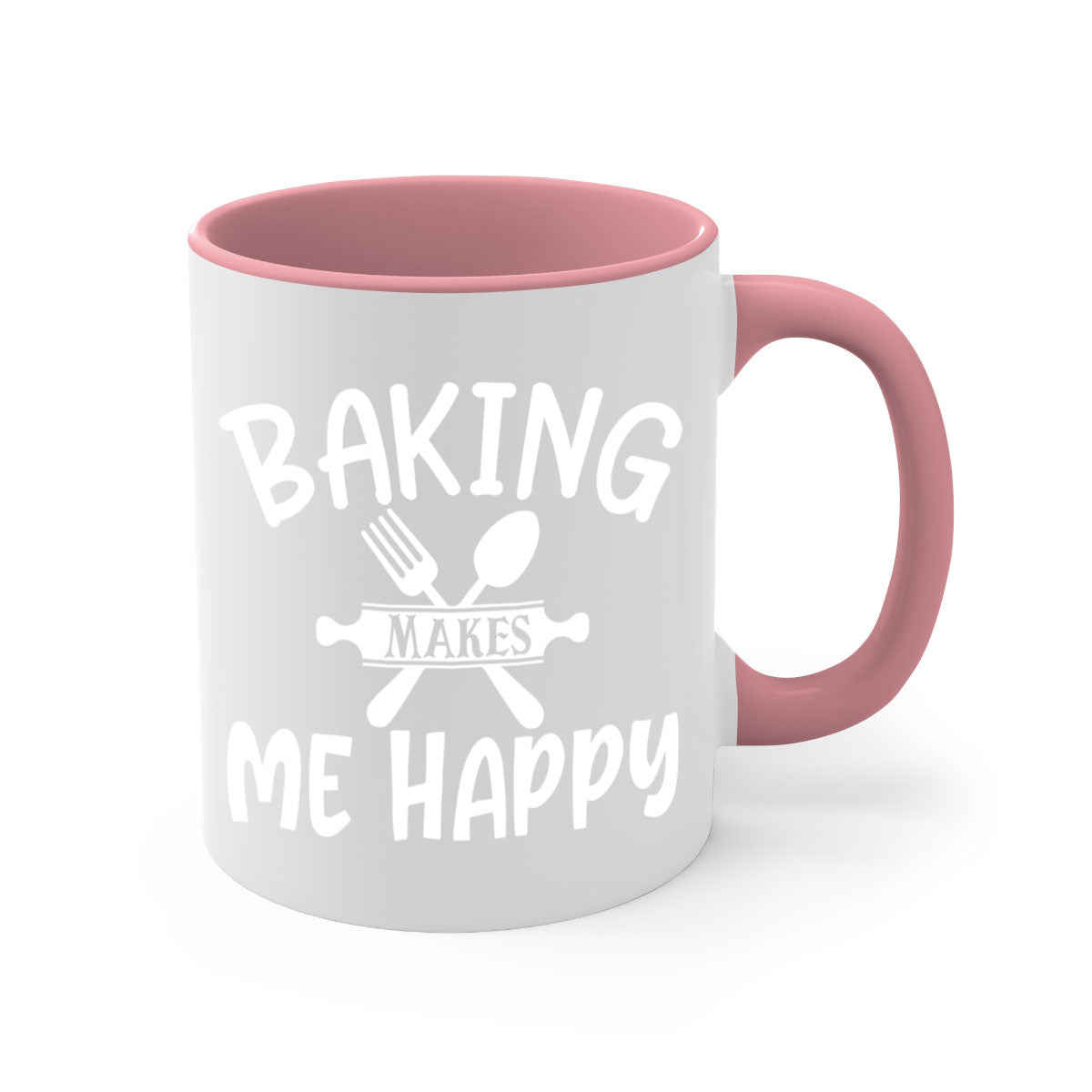 Baking Makes Me Happy Coffee Cup