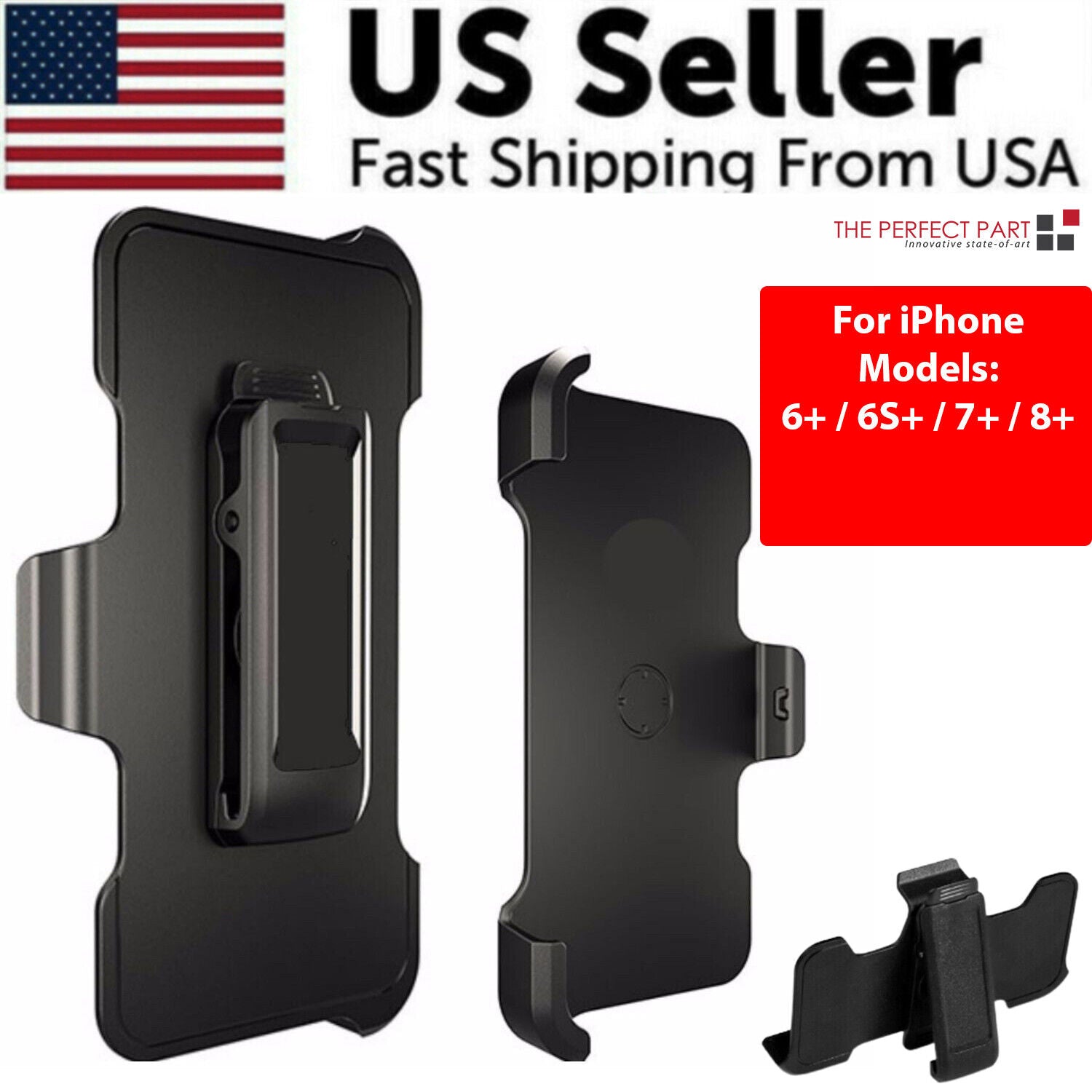 Belt Clip Holster Replacement For OtterBox Defender Case iPhone 6 6S 7 - 第 19/20 張圖片