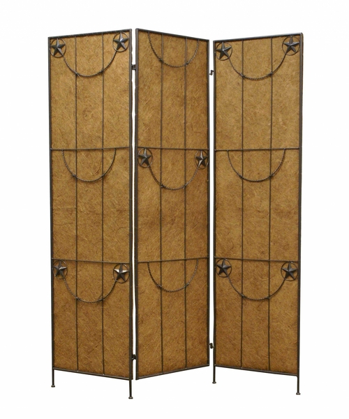 60 X 72 Brown Metal Lone Star - Screen 60 X 72 Brown Metal Lone Star - Screen