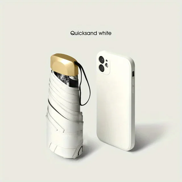 Outdoor Mini Sun Umbrella UV Protection Ultralight Folding Five-fold - Picture 7 of 12