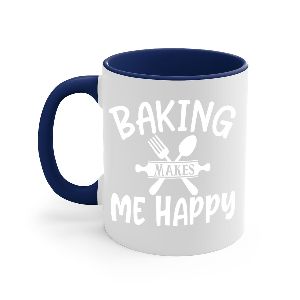 Baking Makes Me Happy Coffee Cup