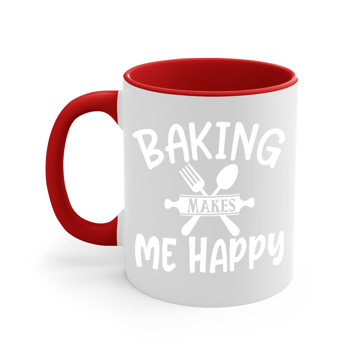 Baking Makes Me Happy Coffee Cup