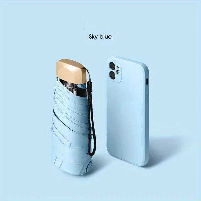 Outdoor Mini Sun Umbrella UV Protection Ultralight Folding Five-fold - Picture 10 of 12